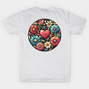 Floraison d'amour. T-Shirt